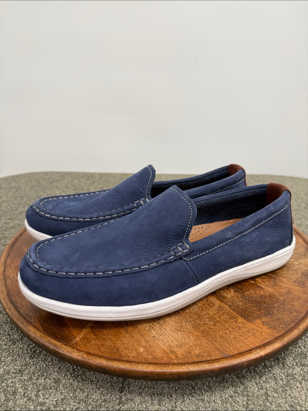 Cole Haan Shoes Mens 11.5 M Grand OS Blue Slip-On Casual Loafers Comfort